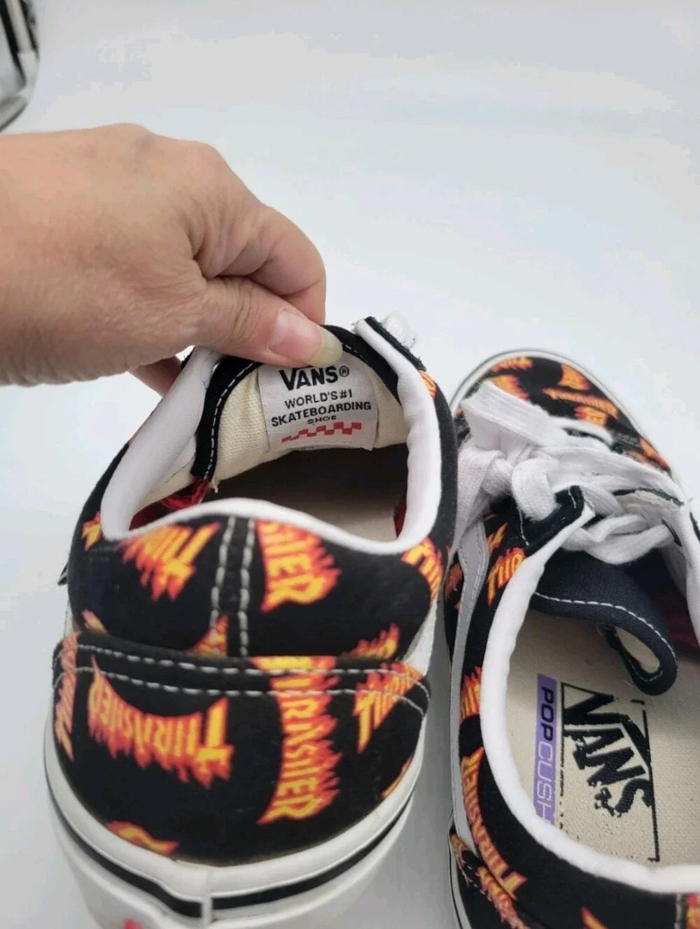 Vans  X Thrasher Shoes Old Skool Skateboarding Sneakers Skater Sk8 Low M6 W 7.5
